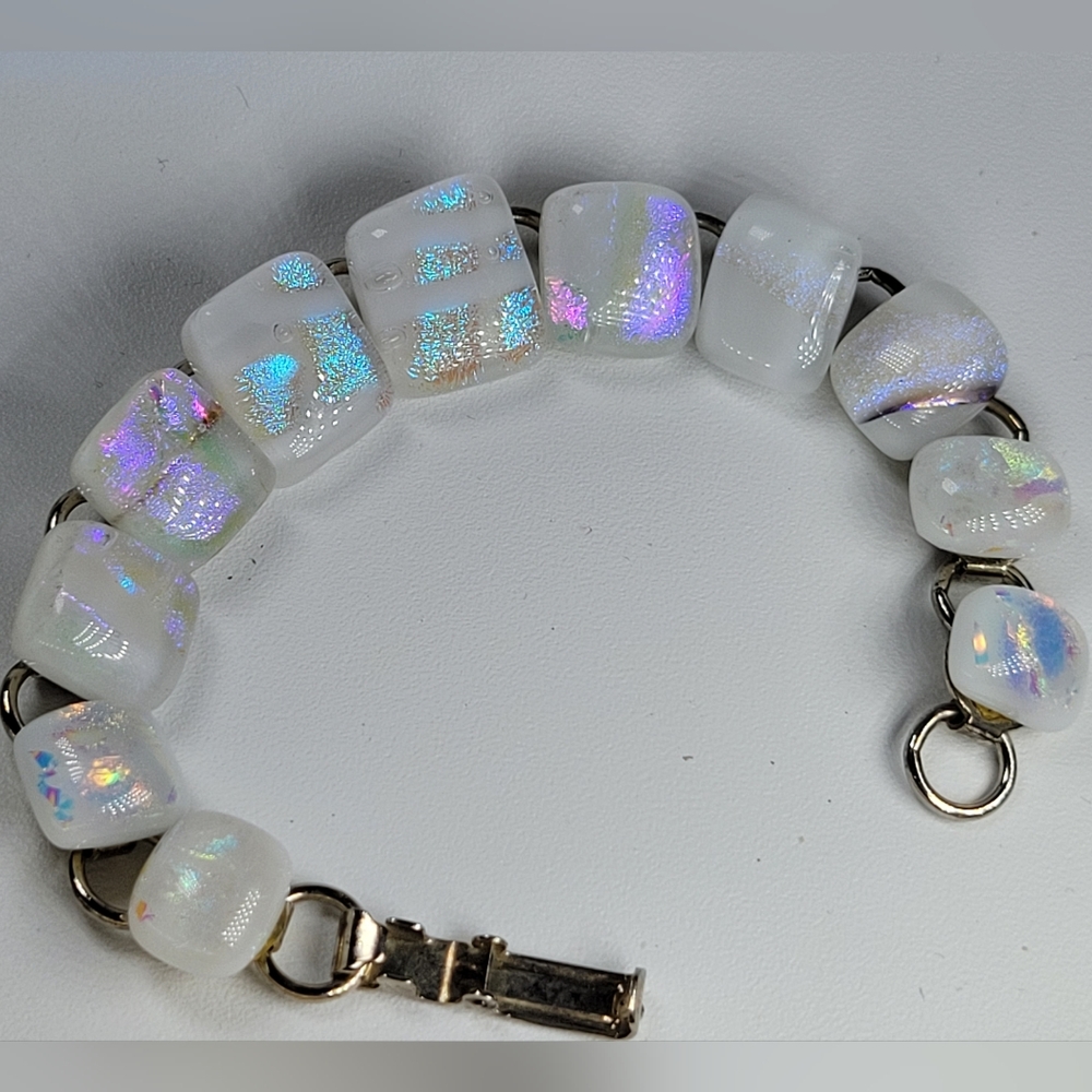 FROSTY ICE WHITE LINK BRACELET